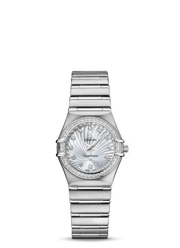 Omega Constellation Quartz 25.5 Stainless Steel / Diamond / MOP / 160 Years